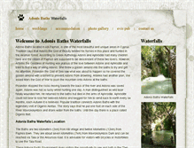 Tablet Screenshot of adonisbathswaterfalls.com